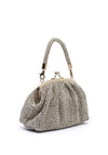 Zen Collection Embellished Grab Bag, Silver