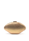Zen Collection Pearl Diamante Oval Clutch Bag, Gold