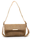 Zen Collection Embellished Sparkle Baguette Bag, Gold