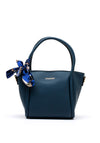 Zen Collection Satin Bow Grab Bag, Navy