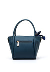 Zen Collection Satin Bow Grab Bag, Navy
