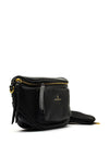 Zen Collection Zip Top Crossbody Bag, Black