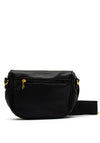 Zen Collection Zip Top Crossbody Bag, Black
