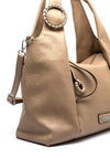 Zen Collection Pebbled Hobo Bag, Soil