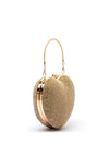 Zen Collection Sparkle Heart Multi Strap Bag, Gold