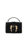 Zen Collection Western Floral Buckle Grab Bag, Black