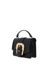 Zen Collection Western Floral Buckle Grab Bag, Black