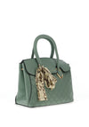 Zen Collection Debossed Check Print Grab Bag, Mint Green