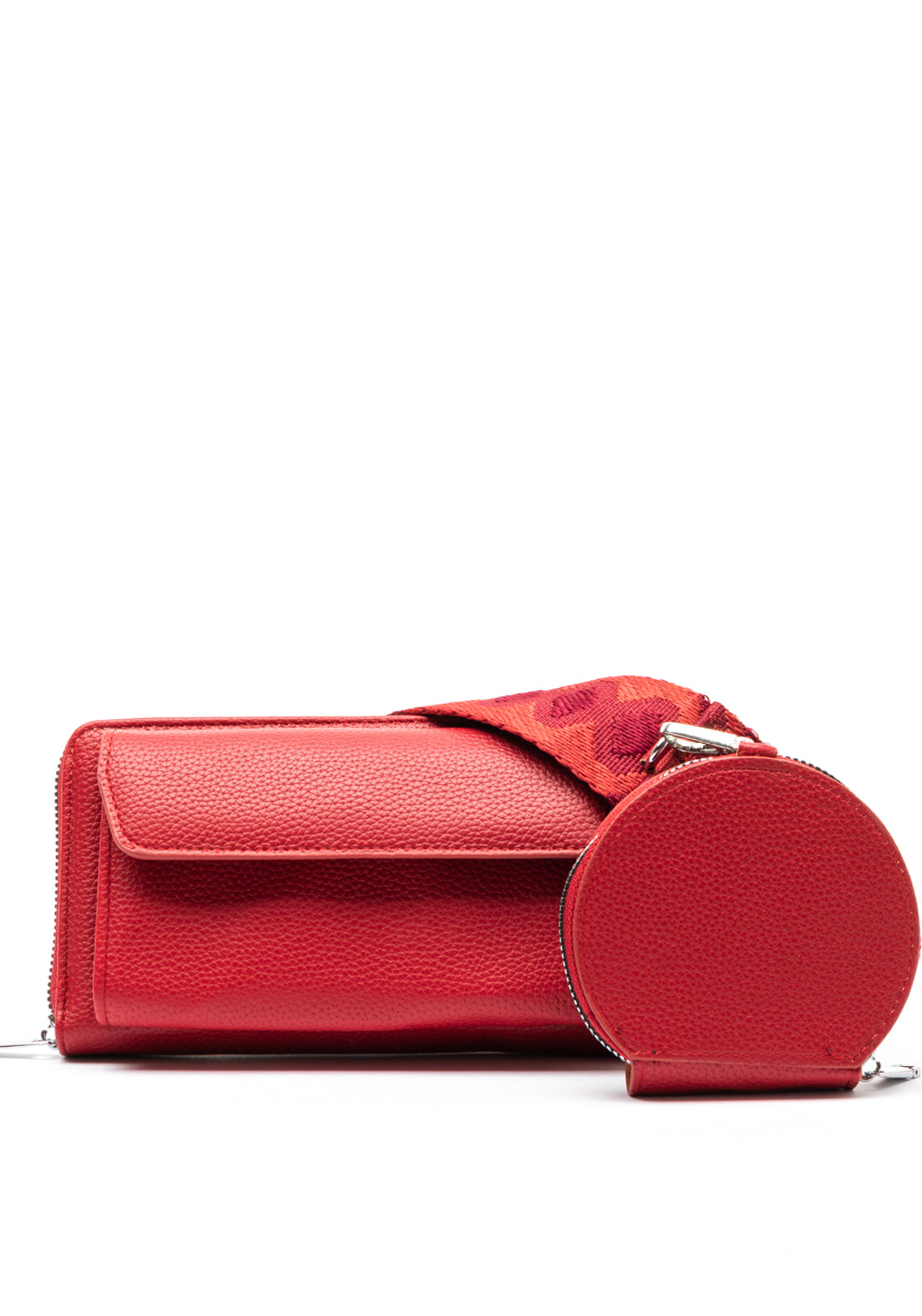Zen Collection Crossbody Smartphone Wallet with Coin Purse, Red ...