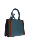 Zen Collection Two Tone Shoulder Bag, Jeans