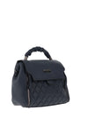 Zen Collection Geometric Quilted Grab Bag, Blue