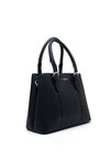 Zen Collection Pebbled Grain Structured Grab Bag, Navy