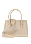 Zen Collection Contrast Trim Crossbody Bag, Beige