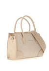Zen Collection Contrast Trim Crossbody Bag, Beige