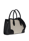 Zen Collection Contrast Trim Crossbody Bag, Black