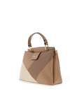 Zen Collection Colour Block Crossbody Bag, Apricot