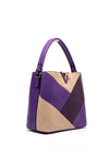Zen Collection Bee Colour Block Grab Bag, Purple