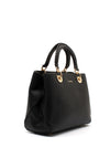 Zen Collection Pebbled Grab Bag, Black