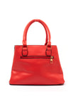 Zen Collection Quilted Bark Print Grab Bag, Red