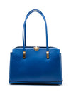 Zen Collection Pearl Charm Shoulder Bag, Blue
