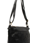 Zen Collection Woven Crossbody Bag, Black