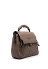 Zen Collection Geometric Quilted Grab Bag, Grey