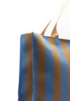 Zen Collection Large Woven Beach Tote Bag, Blue