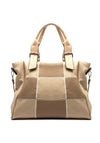 Zen Collection Check Multi Strap Bag, Beige
