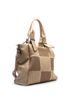 Zen Collection Check Multi Strap Bag, Beige