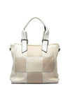 Zen Collection Check Multi Strap Bag, White