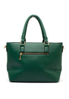 Zen Collection Glen Check Print Shoulder Bag, Green