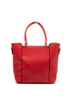 Zen Collection Pebbled Block Shoulder Bag, Red