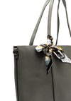 Zen Collection Ribbon Tote Bag, Grey