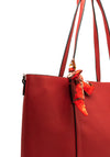 Zen Collection Ribbon Tote Bag, Red
