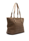 Zen Collection Textured Checkered Shoulder Bag, Khaki