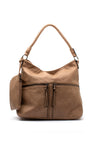Zen Collection Tassel Hobo Shoulder Bag, Soil