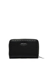 Zen Collection Medium Zip Around Purse, Black