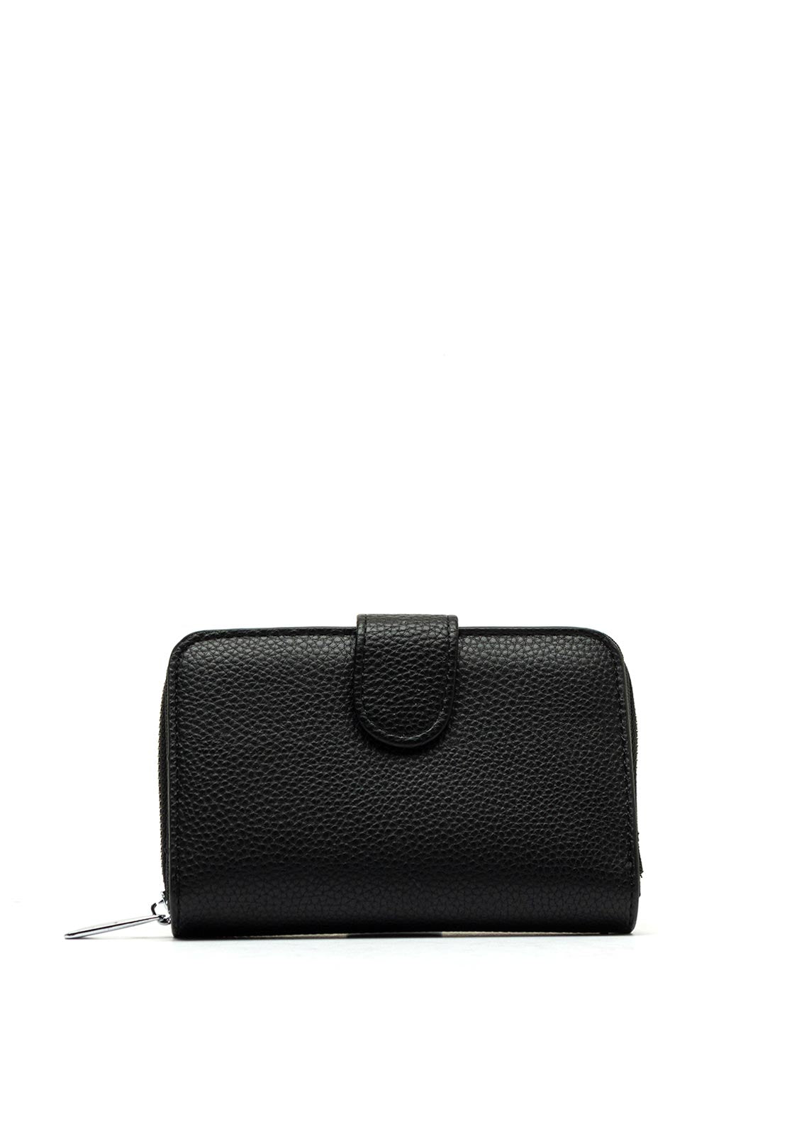 Zen Collection Medium Zip Around Purse, Black