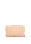 Zen Collection Zip Around Woven Wallet, Blush