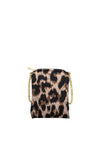 Malissa J Leopard Printed Pouch Crossbody Bag, Brown