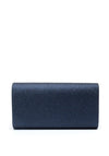 Zen Collection Flap Over Shimmer Clutch, Navy