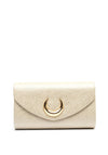 Zen Collection Textured Moon Detail Clutch, Gold