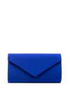 Zen Collection Smooth Flap Over Clutch, Royal Blue