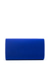 Zen Collection Smooth Flap Over Clutch, Royal Blue
