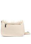 Zen Collection Flap Over Buckle Detail Crossbody Bag, Beige