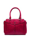 Zen Collection Faux Leather Tassel Detail Shoulder Bag, Pink
