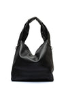 Zen Collection Large Hobo Shopper Bag, Black