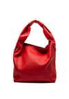 Zen Collection Large Hobo Shopper Bag, Red