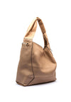 Zen Collection Large Hobo Shopper Bag, Taupe