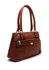 Zen Collection Medium Quilted Shoulder Bag, Tan